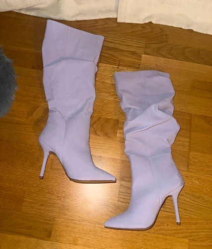 Missguided damen stiefel lila - stiefel,